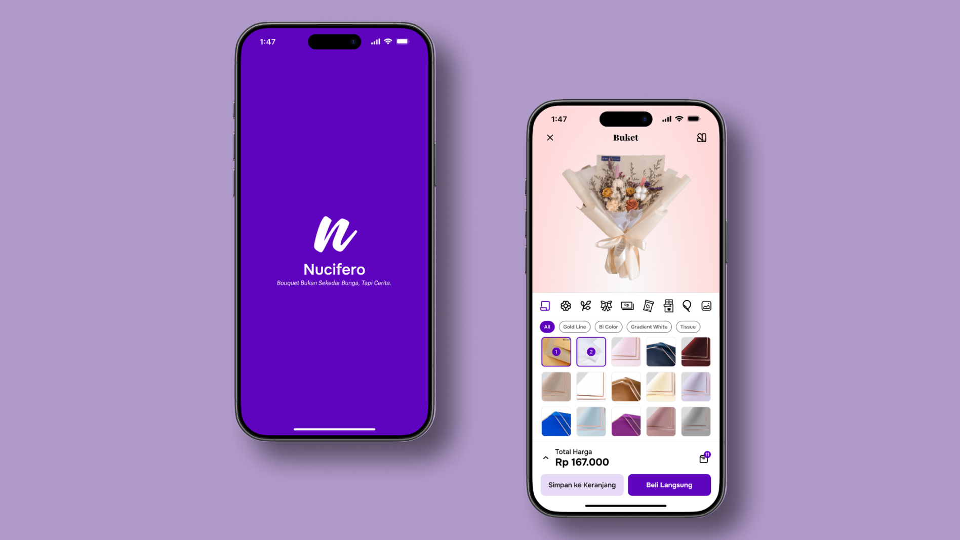 Nucifero mobile app